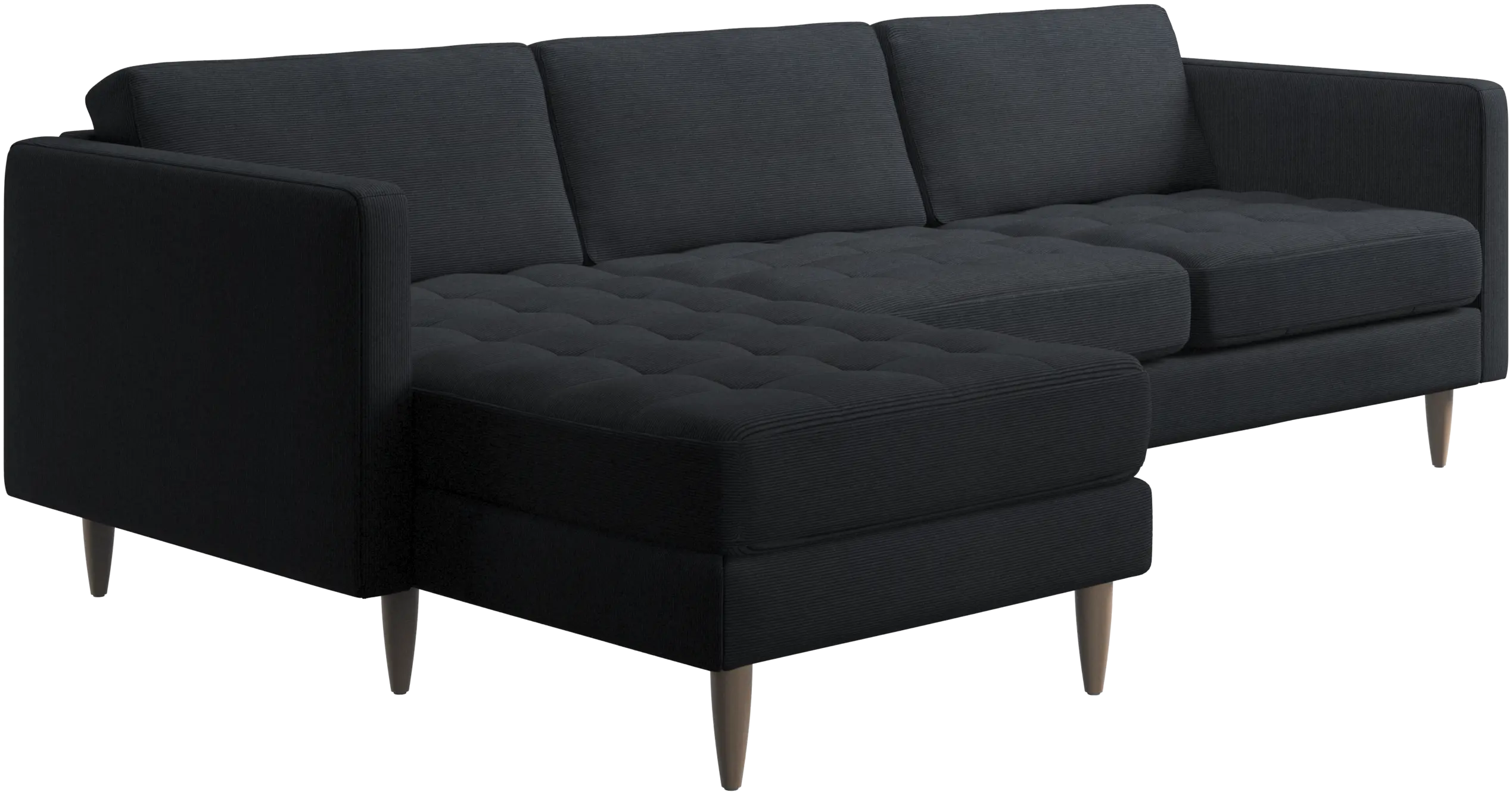 Osaka sofa with resting unit, tufted seat | BoConcept